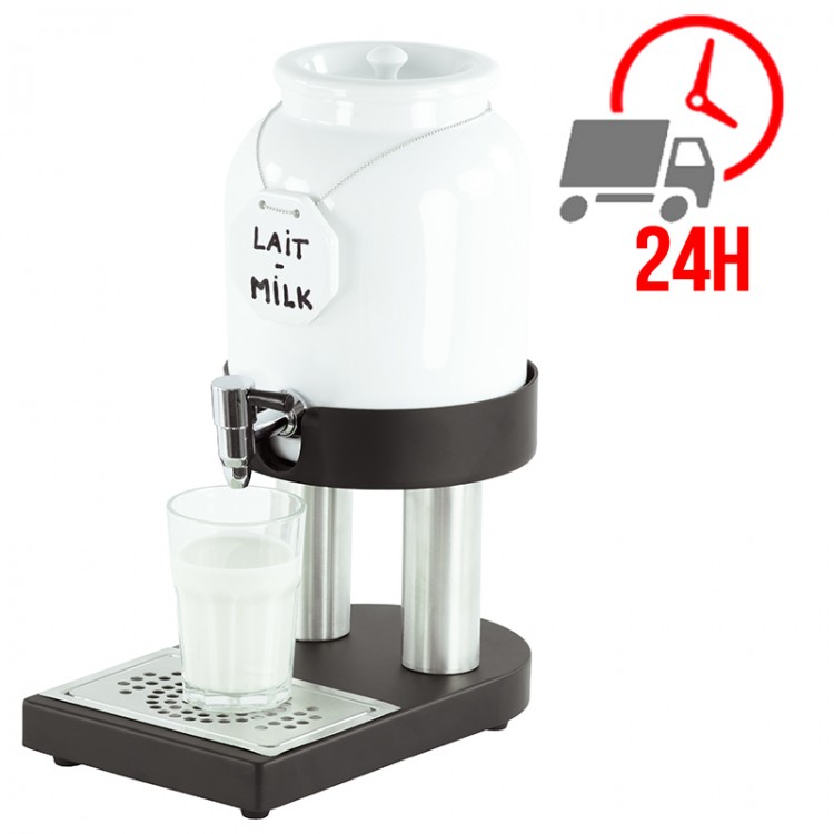 Distributeur de lait froid en porcelaine 4L