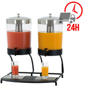 Distributeur de jus de fruit 2 x 8 Litres