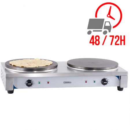 Crêpière double Ø35 électrique