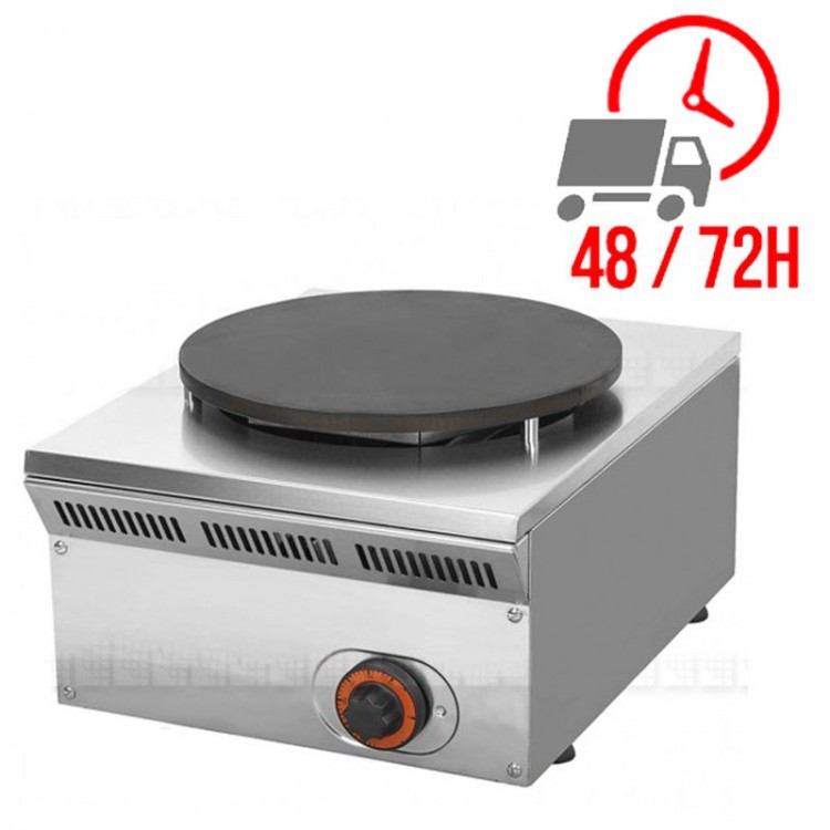 Crêpière carrée Ø35 gaz