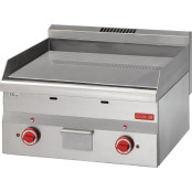 Plaque de cuisson électrique 600 x 600 mm (6kW) - Surface acier chromée