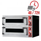 Four à pizza électrique 4 + 4 x 35 cm - 12kW - 400V / GASTRO M