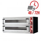 Four à pizza électrique 6 + 6 x 35 cm (largeur) - 18kW - 400V / GASTRO M