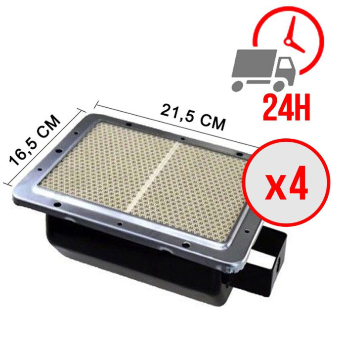 Lot de 4 brûleurs pour machine à kebab ARCHWAY / GOLDINOX / LATEK