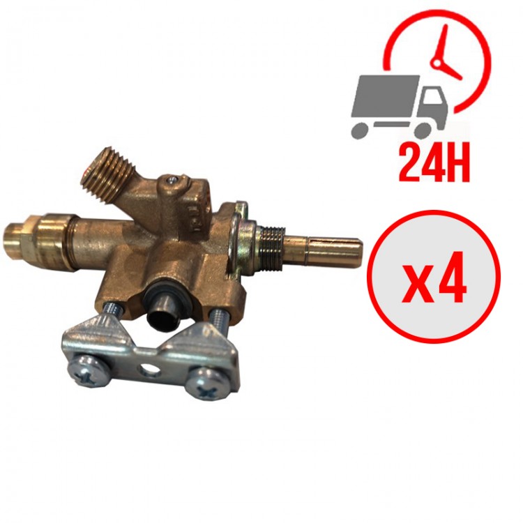 Robinet de gaz pour machine à kebab GURDEN / ARCHWAY (LOT DE 4)
