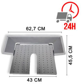 Plateau inox perforé GURDEN / ARCHWAY