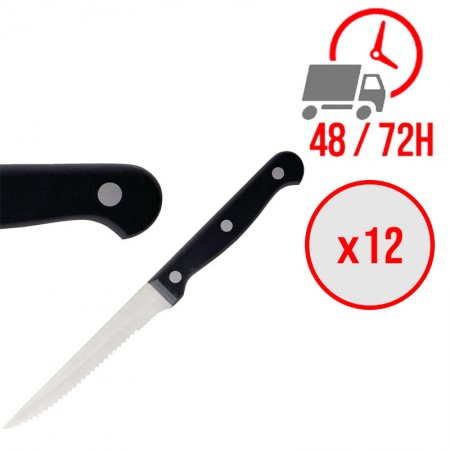 couteaux à viande 215 mm Noir / x12 / Olympia