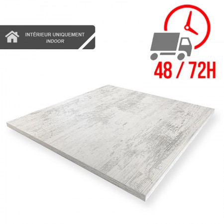 Plateau de table 50x50 cm - Blanc Antique / GOLDINOX