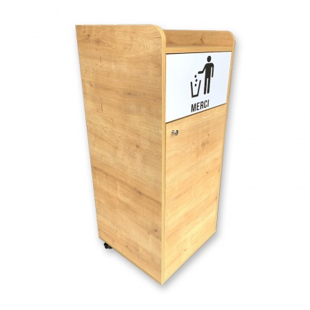 WellHome - Cube industriel 100 litres. Sacs à ordures Noir + 3x à 10 unités  - Poubelle de cuisine - Rue du Commerce