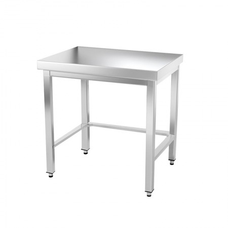 Table inox 600 x 700 mm avec renfort / GOLDINOX