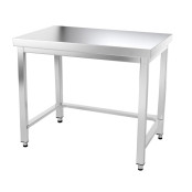 Table inox 1000 x 600 mm avec renfort PREMIUM / GOLDINOX