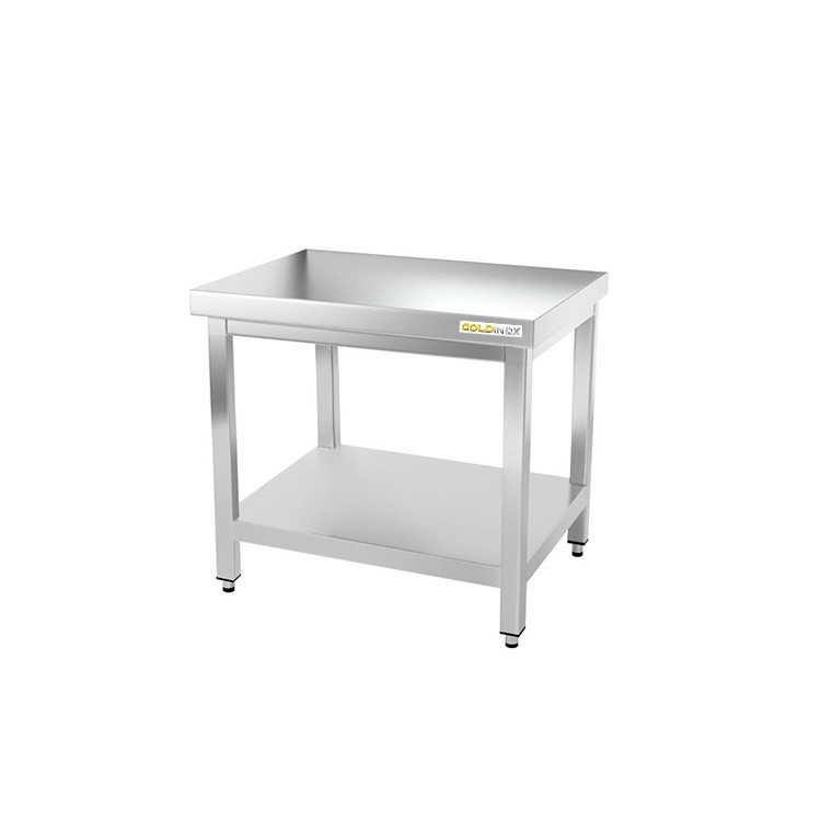 Table inox soubassement 800 x 600 mm / GOLDINOX