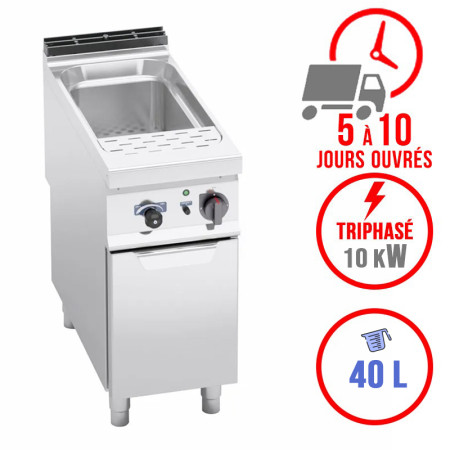 Cuiseur à pâtes électrique sur pieds (10 kW)