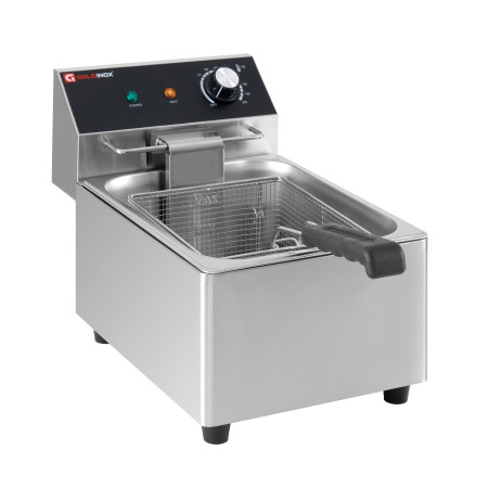 Friteuse électrique à poser professionnelle 6 Litres (230V) IDEAL - GOLDINOX
