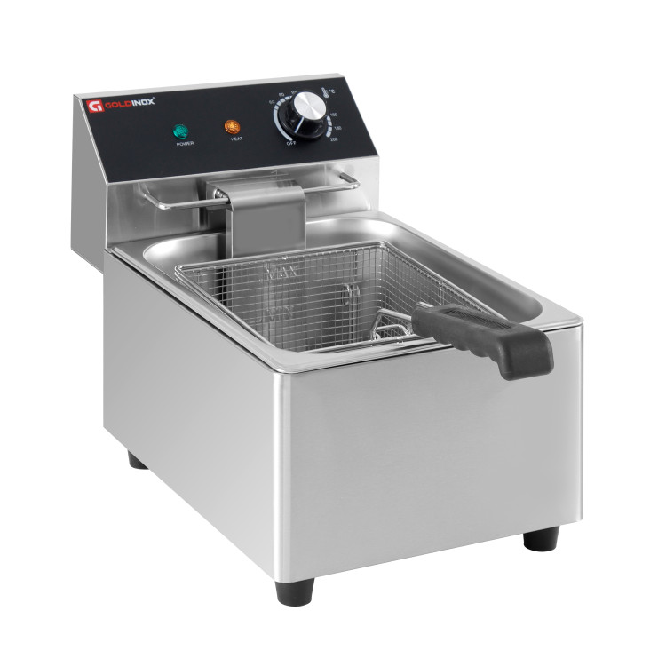 Friteuse électrique à poser professionnelle 6 Litres (230V) IDEAL - GOLDINOX