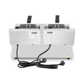 Friteuse électrique à poser professionnelle 8 + 8 Litres (230V) IDEAL - GOLDINOX