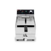 Friteuse électrique à poser professionnelle 10 Litres avec robinet de vidange (230V) IDEAL - GOLDINOX