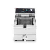 Friteuse électrique à poser professionnelle 13 Litres avec robinet de vidange (230V) IDEAL - GOLDINOX