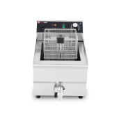 Friteuse électrique à poser professionnelle 13 Litres avec robinet de vidange (230V) IDEAL - GOLDINOX