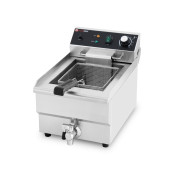 Friteuse électrique à poser professionnelle 13 Litres avec robinet de vidange (230V) IDEAL - GOLDINOX