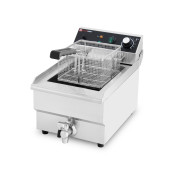 Friteuse électrique à poser professionnelle 13 Litres avec robinet de vidange (230V) IDEAL - GOLDINOX
