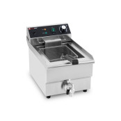 Friteuse électrique à poser professionnelle 13 Litres avec robinet de vidange (230V) IDEAL - GOLDINOX