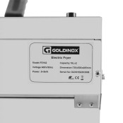 Friteuse électrique à poser professionnelle 16 + 16 Litres avec robinet de vidange (400V) IDEAL - GOLDINOX