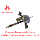 Brûleur gaz propane pour Four Tandoori / SHAAN TANDOORI