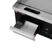 Plancha en acier lisse électrique professionnelle 360x450 mm IDEAL - GOLDINOX