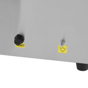 Plancha en acier lisse électrique professionnelle 360x457 mm IDEAL - GOLDINOX