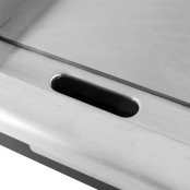 Plancha en acier lisse électrique professionnelle 555x475 mm IDEAL - GOLDINOX