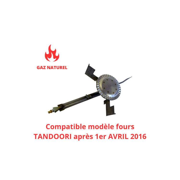 Brûleur gaz naturel pour Four Tandoori (A PARTIR D'AVRIL 2016) - SHAAN TANDOORI