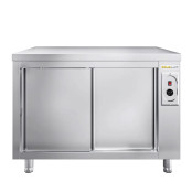 Meuble bas inox chauffant 1000 x 600 mm PREMIUM / GOLDINOX