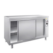 Meuble bas inox chauffant 1400 x 600 mm PREMIUM / GOLDINOX