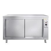 Meuble bas inox chauffant 1400 x 600 mm PREMIUM / GOLDINOX