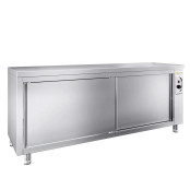 Meuble bas inox chauffant 1800 x 600 mm PREMIUM / GOLDINOX