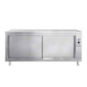 Meuble bas inox chauffant 1800 x 600 mm PREMIUM / GOLDINOX