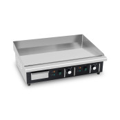 Plancha en acier lisse chromée électrique professionnelle 735x525 mm (400V) PREMIUM - GOLDINOX
