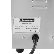 Plancha en acier lisse électrique professionnelle 360x457 mm IDEAL - GOLDINOX