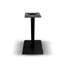 Table complète 70x70 cm Volcanique avec pied de table noir / GOLDINOX