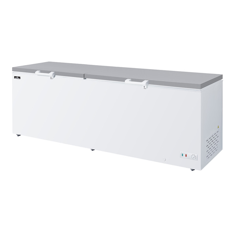 Congélateur coffre 850 Litres (2315 x 750 x 850 mm) sur roulettes PREMIUM / GOLDINOX