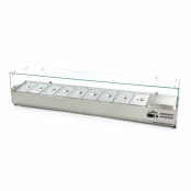 Vitrine à ingrédients réfrigérée 2000x395mm (9x GN1/3) IDEAL - GOLDINOX