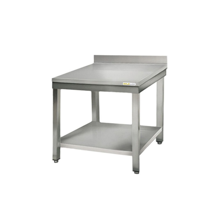 Table inox 700 x 600 mm adossée ECO / GOLDINOX