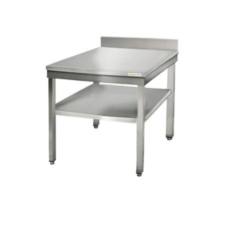 Table inox 800 x 600 mm adossée ECO / GOLDINOX