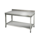 Table inox 1000 x 600 mm adossée ECO / GOLDINOX