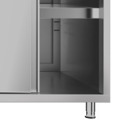 Meuble bas inox 1400 x 600 mm ECO / GOLDINOX