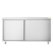 Meuble bas inox 2000 x 600 mm PREMIUM / GOLDINOX