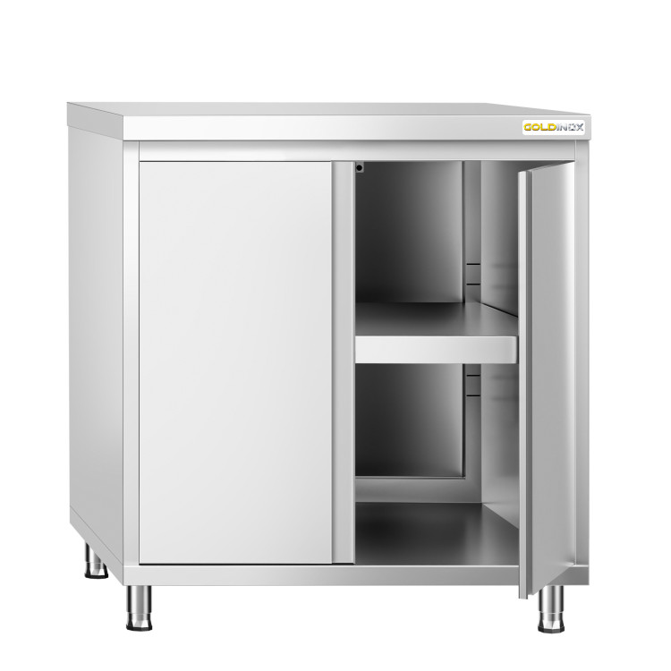 Meuble bas inox 800 x 700 mm PREMIUM / GOLDINOX