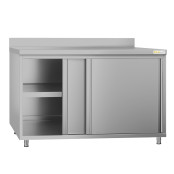 Meuble bas inox 1500 x 600 mm adossée ECO / GOLDINOX