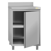 Meuble bas inox 600 x 700 mm adossée ECO / GOLDINOX